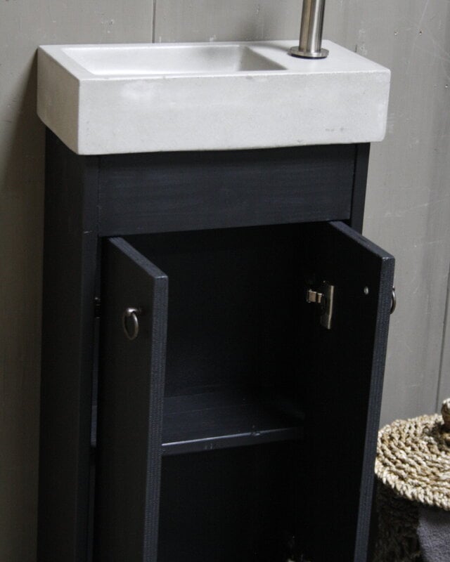 Rene Houtman Landelijk toiletmeubel set - Dark - L. Grey