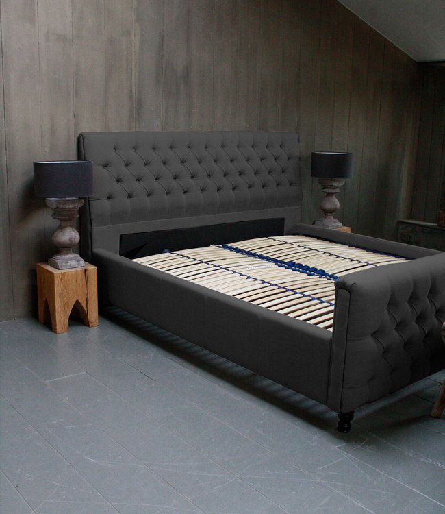 Rene Houtman Darlton Ledikant Capiton Stof Graphite