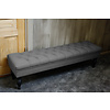 Bedbankje Gecapitonneerd Grey 160 cm