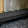 Rene Houtman Bedbankje Gecapitonneerd Graphite 160 cm Rene Houtman Bedbankje Gecapitonneerd Graphite 160 cm
