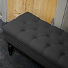 Rene Houtman Bedbankje Gecapitonneerd Graphite 160 cm Rene Houtman Bedbankje Gecapitonneerd Graphite 160 cm