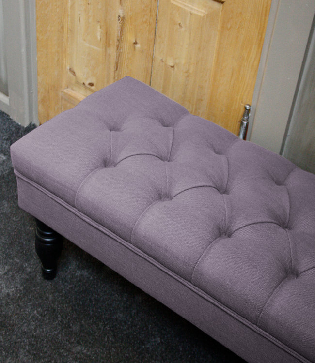 Rene Houtman Bedbankje Gecapitonneerd Paars 160 cm