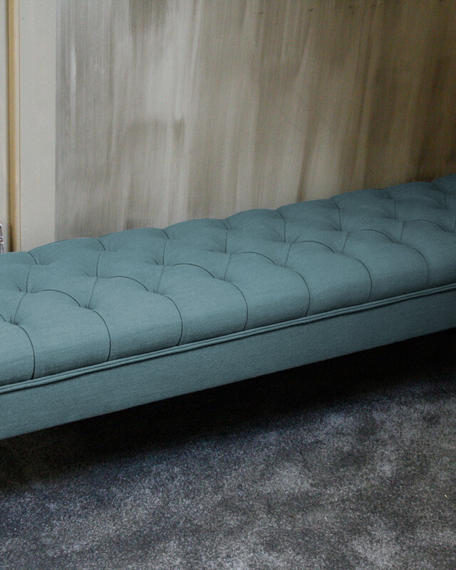 Rene Houtman Bedbankje Gecapitonneerd Sky 160 cm