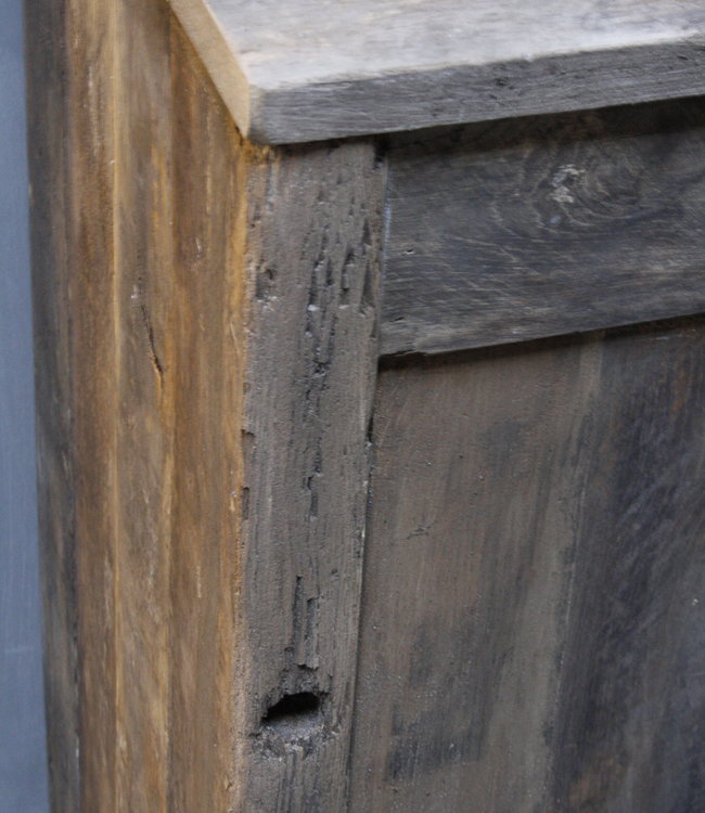 Rene Houtman Oud Eikenhouten Badkamermeubel L90xD40xH85 cm