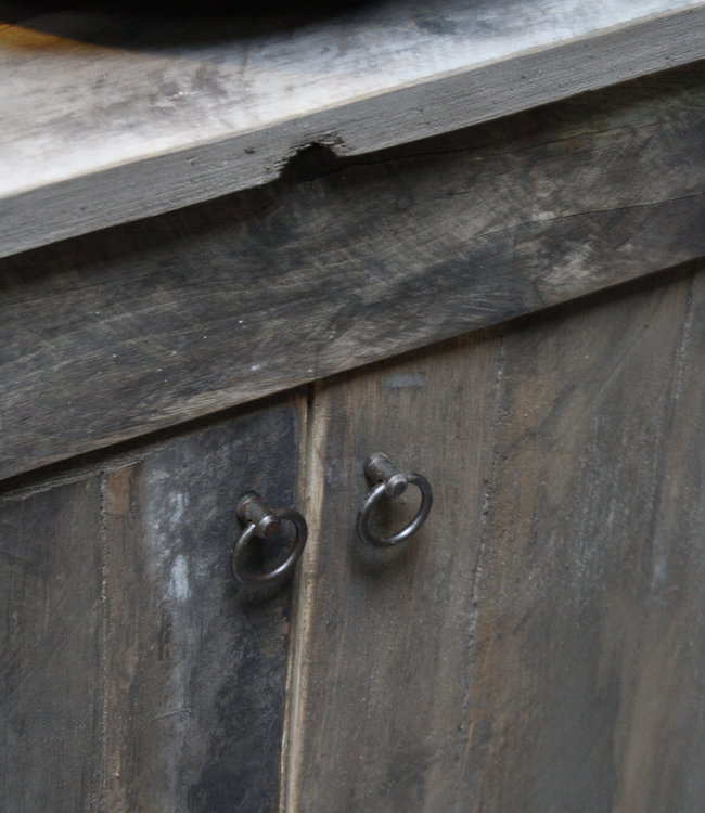 Rene Houtman Oud Eikenhouten Badkamermeubel L90xD40xH85 cm