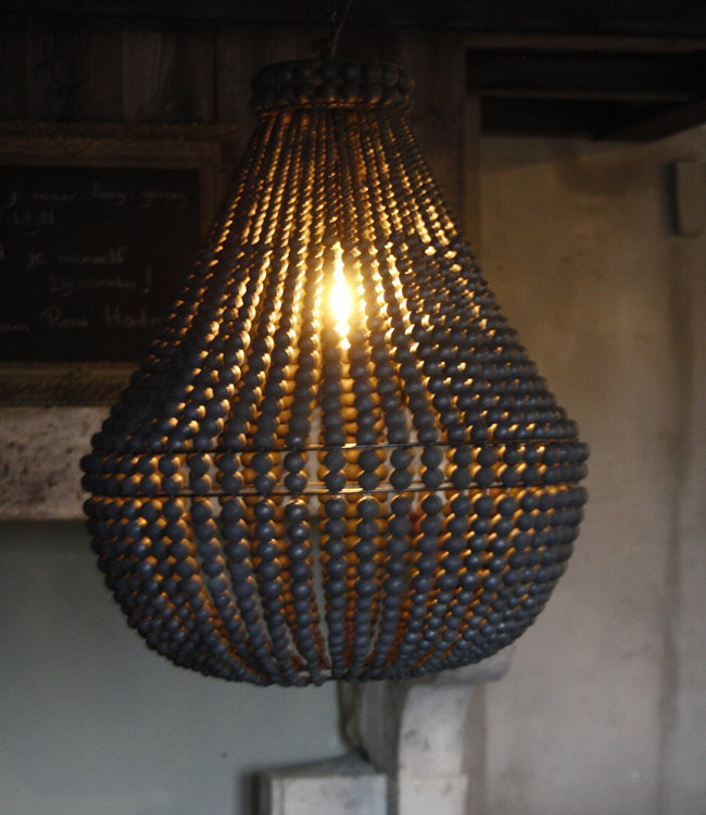 Rene Houtman Hanneke Kralen Hanglamp | Zwart | H65 cm