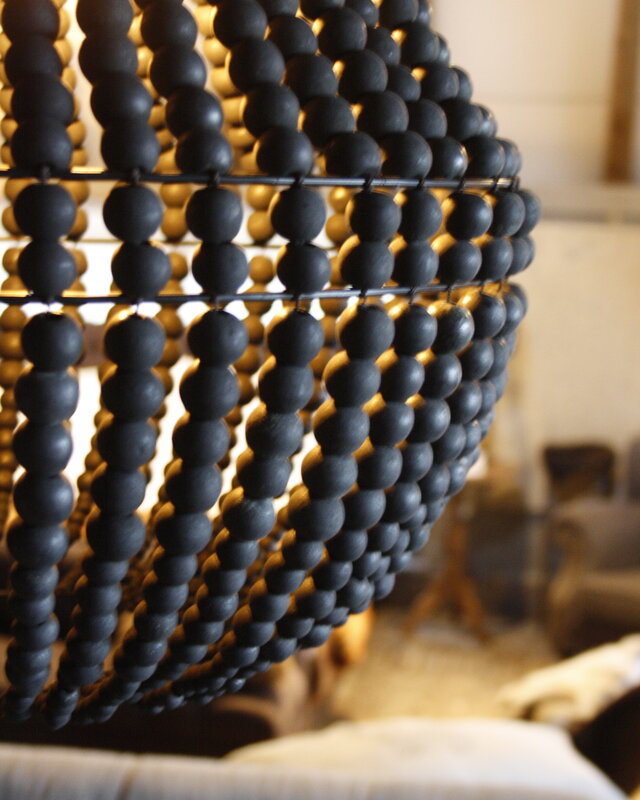Rene Houtman Hanneke Kralen Hanglamp | Zwart | H65 cm