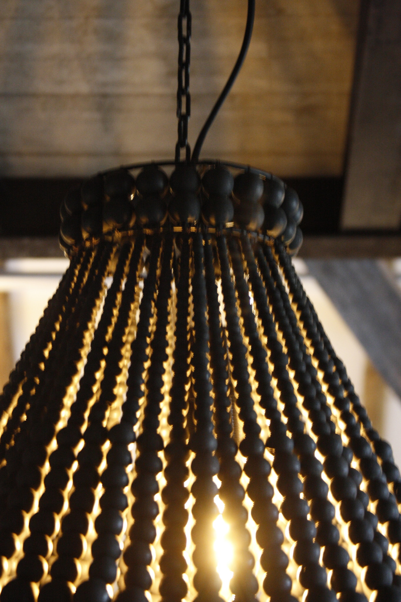 Rene Houtman Hanneke Kralen Hanglamp | Zwart | H65 cm