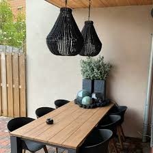 Rene Houtman Hanneke Kralen Hanglamp | Zwart | H65 cm