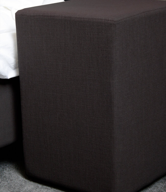 Rene Houtman Hocker Kubus Stof 42x42x60 - Chocolate