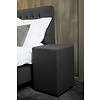 Hocker Kubus Stof 42x42x60 - Grey