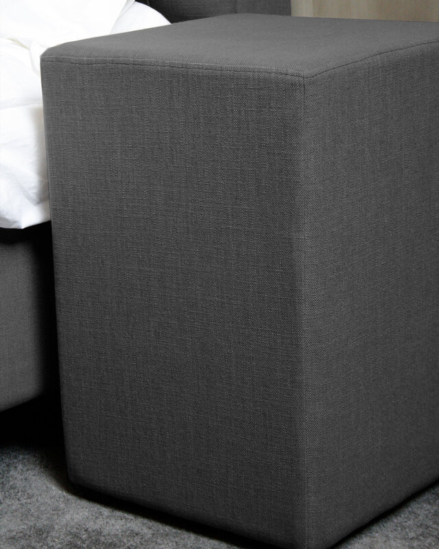 Rene Houtman Hocker Kubus Stof 42x42x60 - Grey