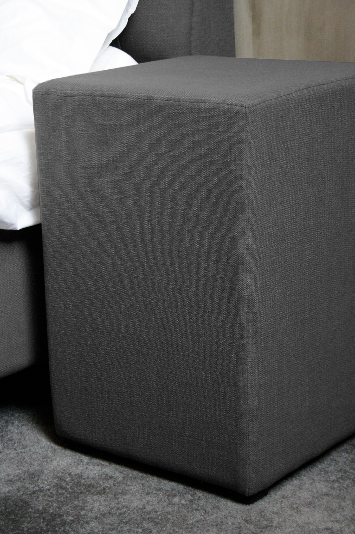 Rene Houtman Hocker Kubus Stof 42x42x60 - Grey