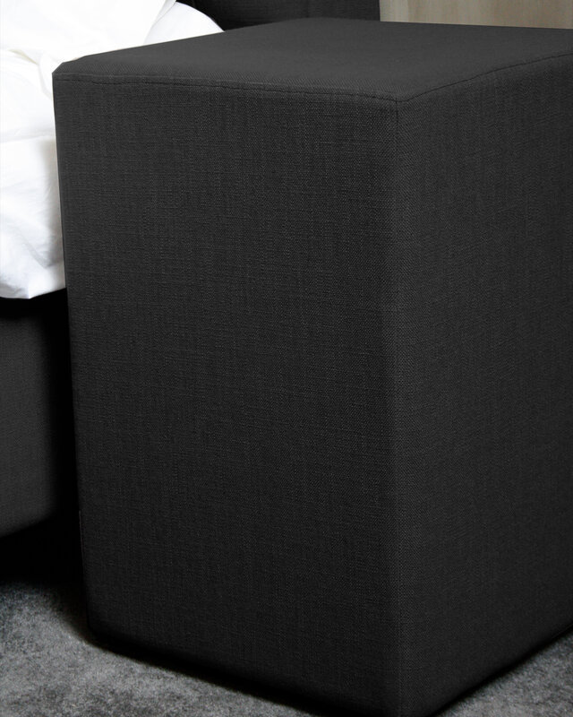 Rene Houtman Hocker Kubus Stof 42x42x60 - Graphite
