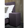 Hocker Kubus Stof 42x42x60 - Paars