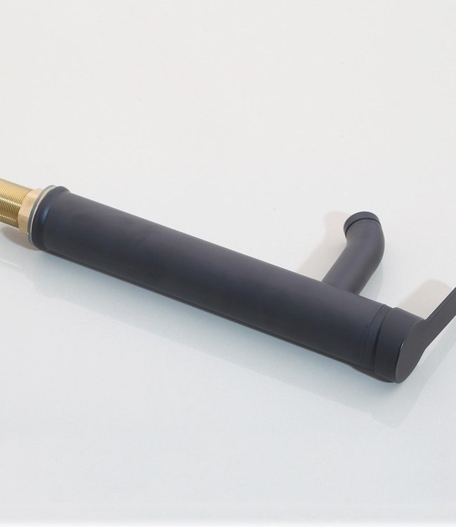 Rene Houtman Dalle Mat Zwarte Hoge Opzetkraan 30 cm