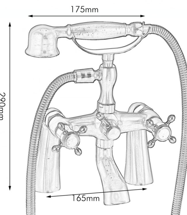 Rene Houtman Leonora Landelijke Badrand Kraan Chroom