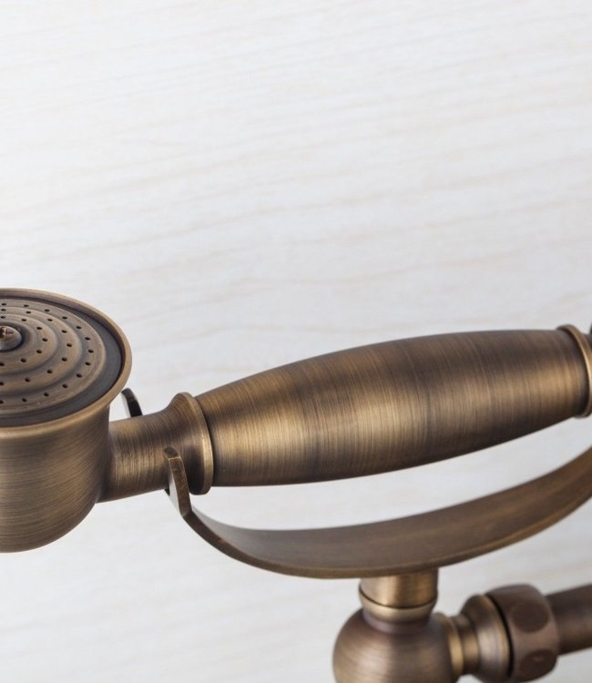 Rene Houtman Mart Nostalgisch Bronzen Badkraan Muurbevestiging