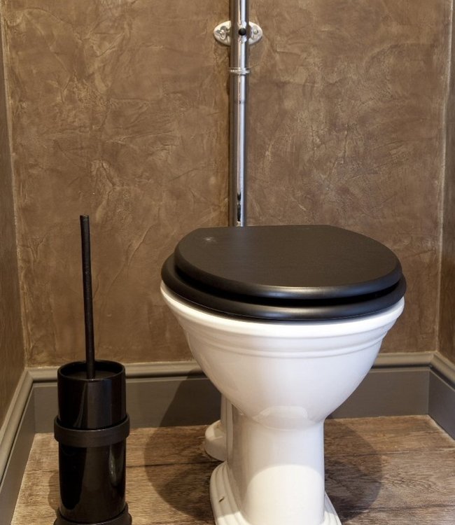 Dauby STUK TOILETBORSTELHOUDER “WHITE POT” RUW BRONS GEPOLIJST (RBP)