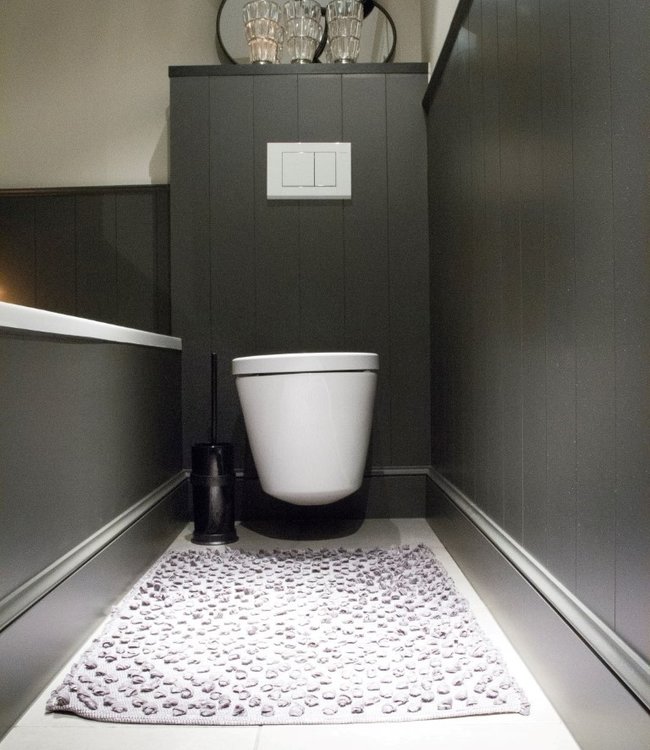 Dauby STUK TOILETBORSTELHOUDER “BLACK POT” RUW METAAL (RM)