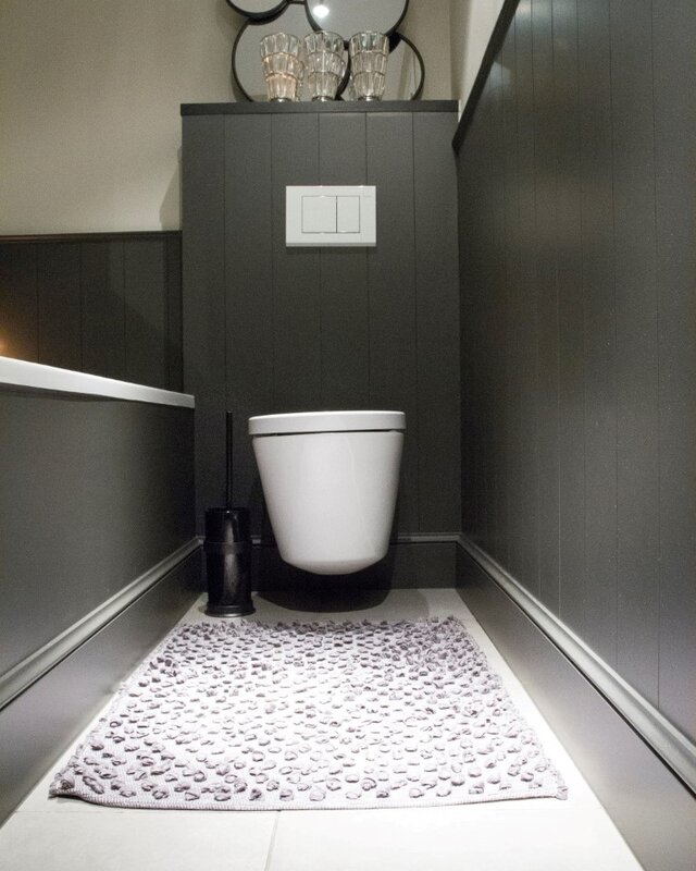 Dauby STUK TOILETBORSTELHOUDER “WHITE POT” RUW METAAL (RM)