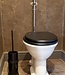 Dauby STUK TOILETBORSTELHOUDER “BLACK POT” MAT WIT BRONS (WBS)