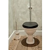 STUK TOILETBORSTELHOUDER “WHITE POT” WIT BRONS (WB)