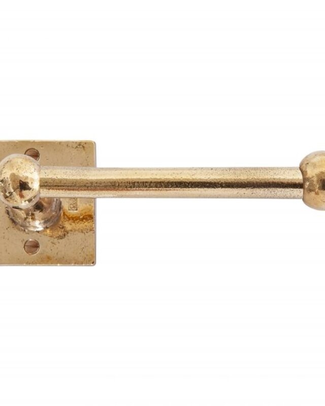 Dauby STUK HOUDER ENKEL SQUARE RUW BRONS GEPOLIJST (RBP) 150mm “Rechts/Right”