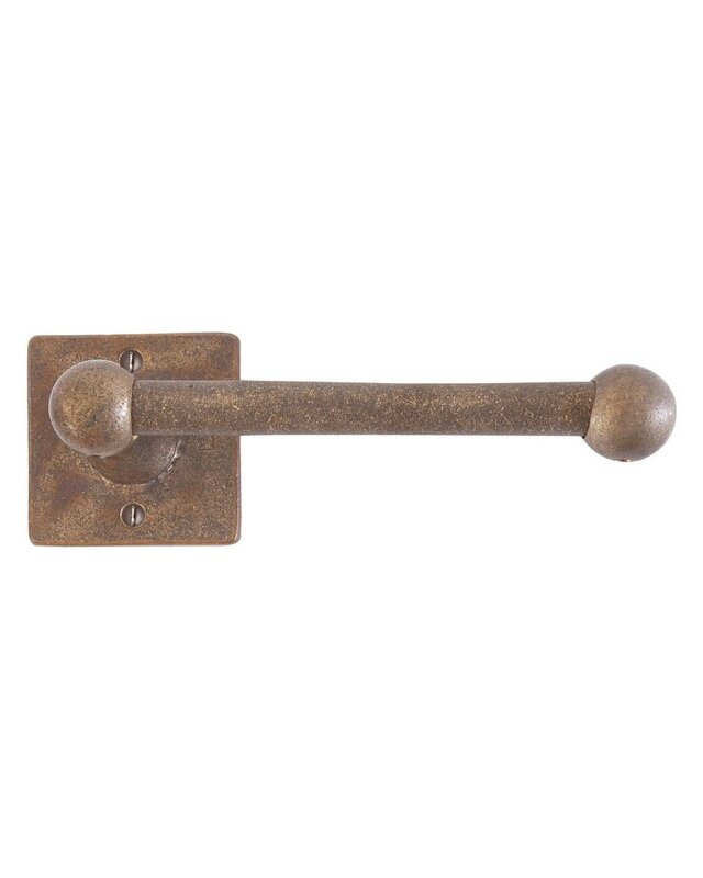 Dauby STUK HOUDER ENKEL SQUARE RUW BRONS (RB) 150mm “Rechts/Right”