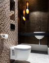 Dauby TOILETROLHOUDER ENKEL WIT BRONS
