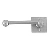 STUK HOUDER ENKEL SQUARE MAT WIT BRONS (WBS) 150mm “Links/Left”