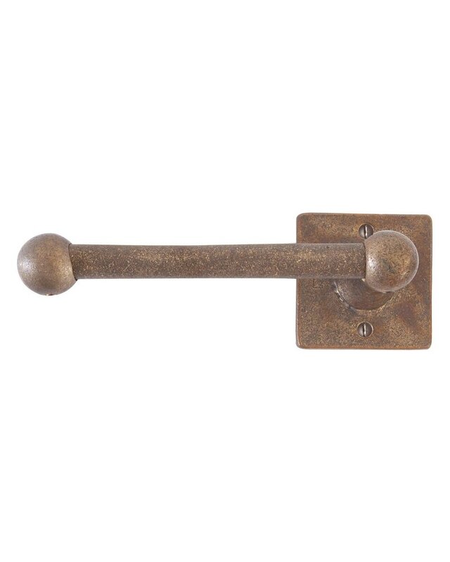 Dauby STUK HOUDER ENKEL SQUARE RUW BRONS (RB) 150mm “Links/Left”