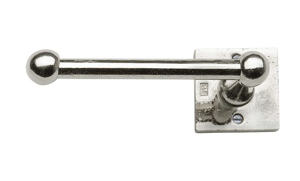 Dauby STUK HOUDER ENKEL SQUARE WIT BRONS (WB) 150mm “Links/Left”