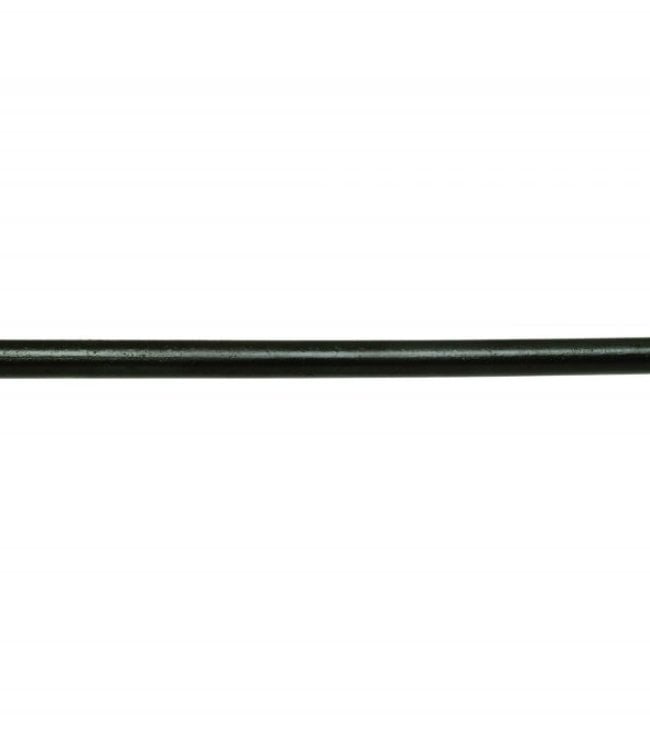 Dauby STUK HOUDER ENKEL VEROUDERD IJZER – ZWART (VO) 350mm ‘Links/Left”