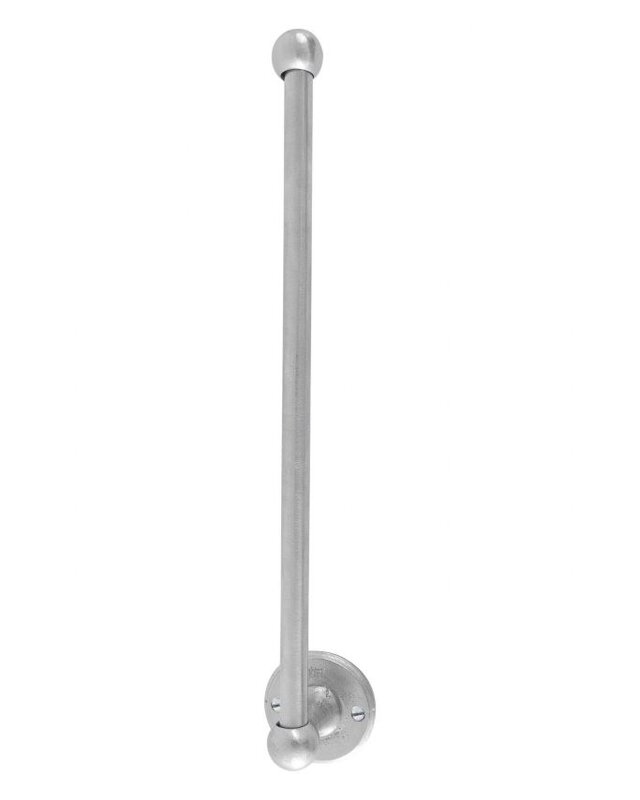 Dauby STUK HOUDER ENKEL MAT WIT BRONS (WBS) 350mm ‘Links/Left”