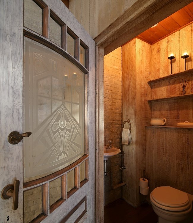 Dauby STUK HOUDER ENKEL MAT WIT BRONS (WBS) 350mm ‘Links/Left”