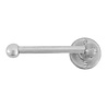 Dauby STUK HOUDER ENKEL MAT WIT BRONS (WBS) 150mm ‘Links/Left” Dauby STUK HOUDER ENKEL MAT WIT BRONS (WBS) 150mm ‘Links/Left”