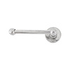 STUK HOUDER ENKEL WIT BRONS (WB) 150mm ‘Links/Left”