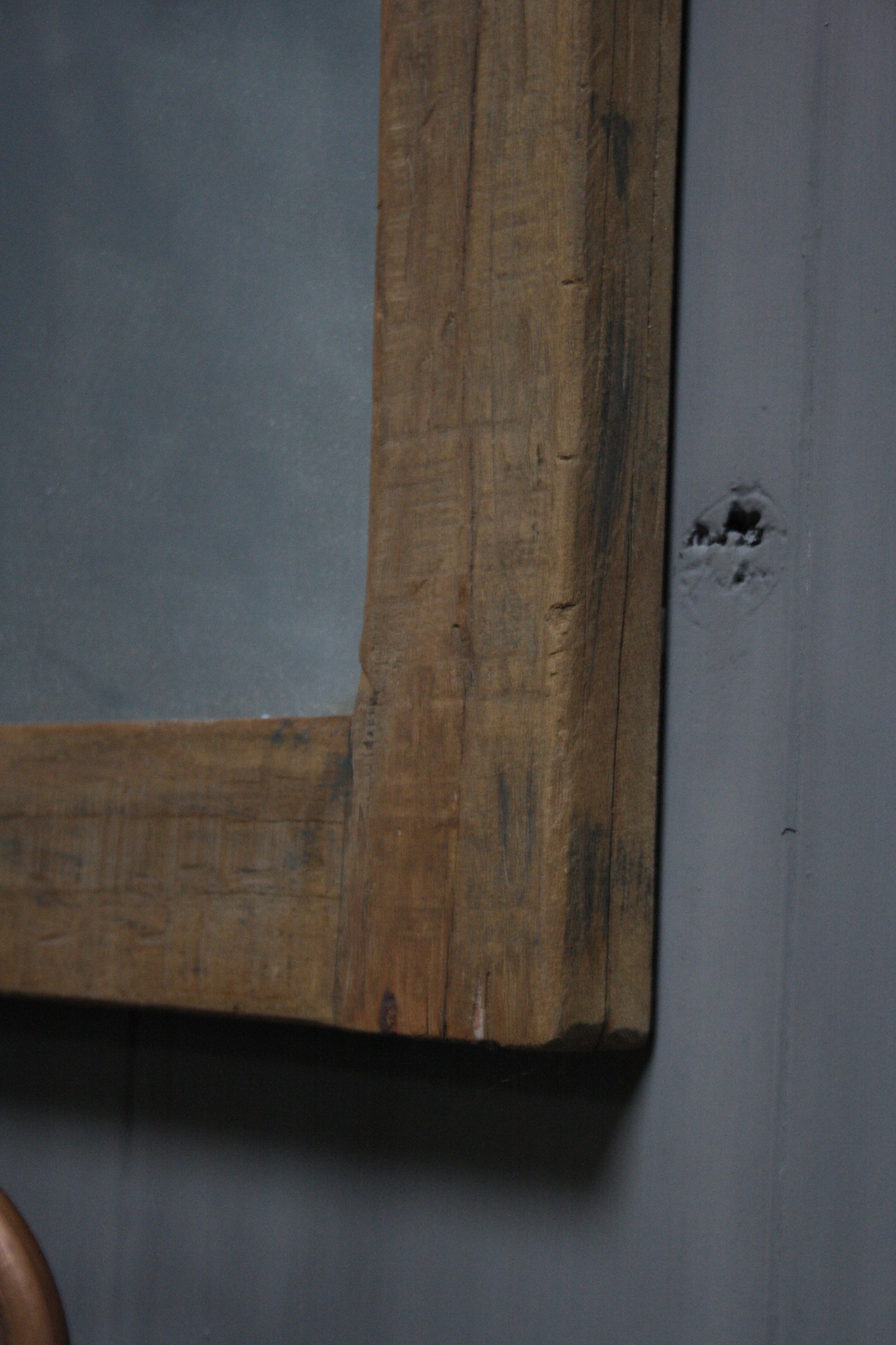Rene Houtman Toilet Spiegel 75 x 45 cm Oud Teak Hout