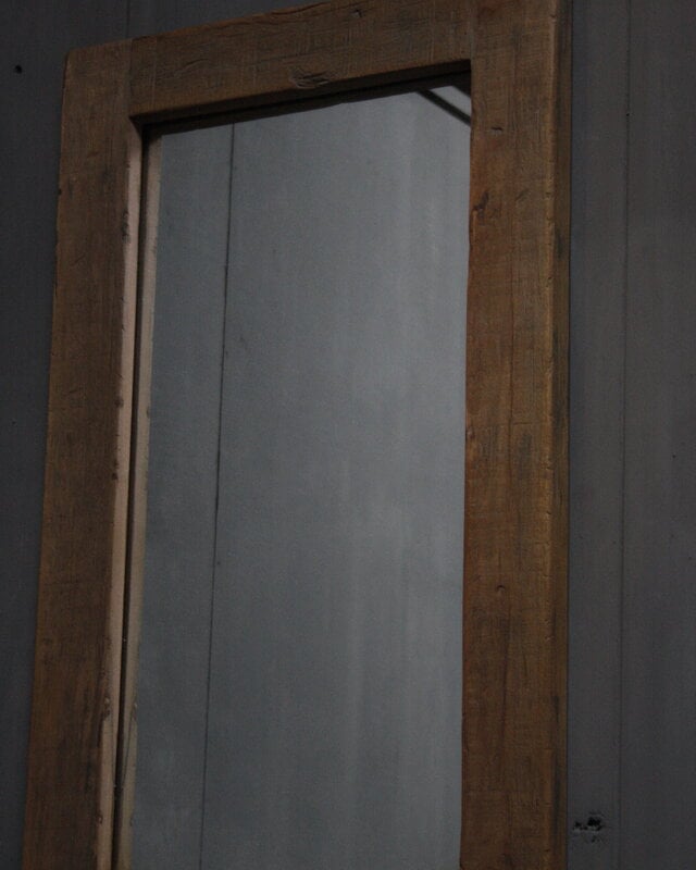 Rene Houtman Toilet Spiegel 75 x 45 cm Oud Teak Hout