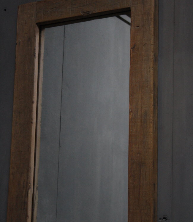 Rene Houtman Toilet Spiegel 75 x 45 cm Oud Teak Hout