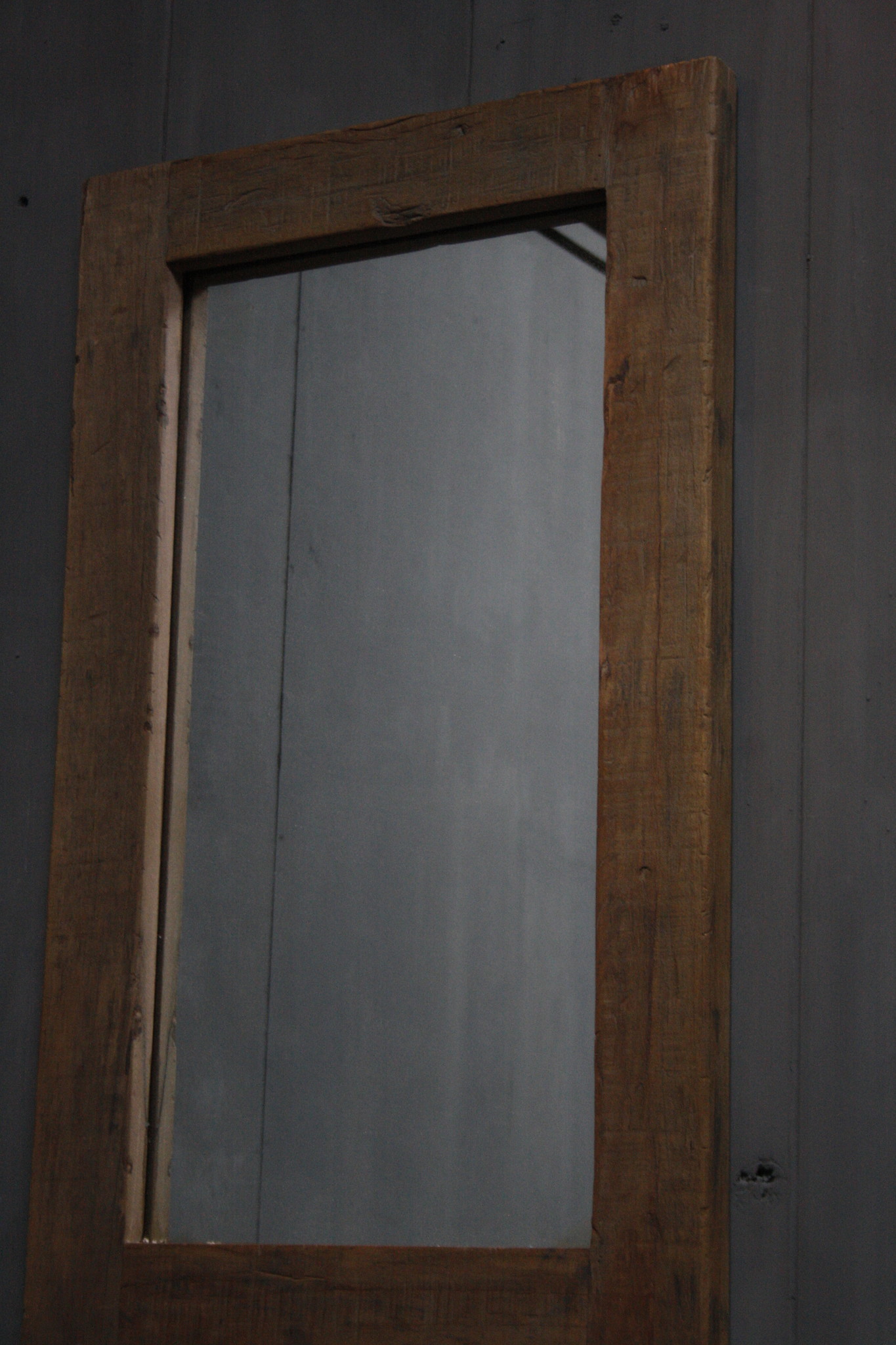Rene Houtman Toilet Spiegel 75 x 45 cm Oud Teak Hout
