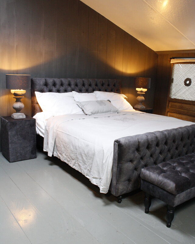 Rene Houtman Hocker Kubus Stof 42x42x60 - Adore D.Grey