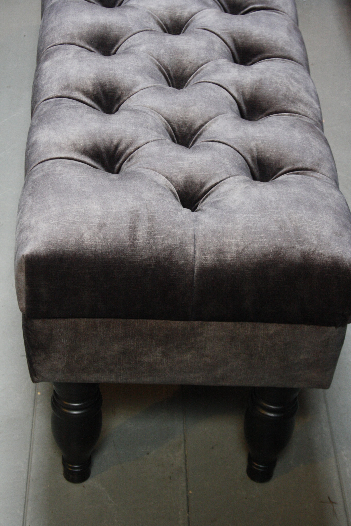 Rene Houtman Bedbankje Gecapitonneerd Adore D.Grey 160 cm