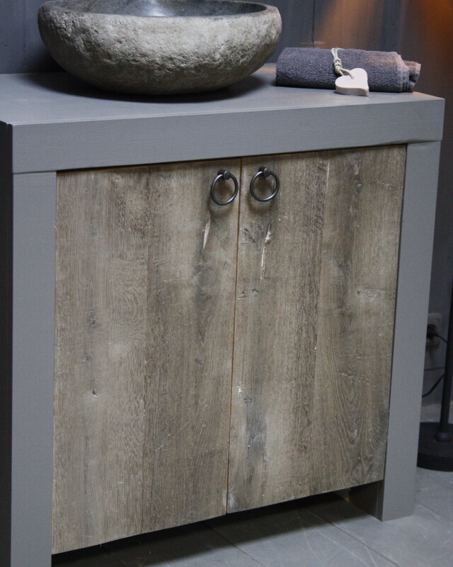 Rene Houtman Landelijk Badmeubel Stockholm L90 tot 120 cm