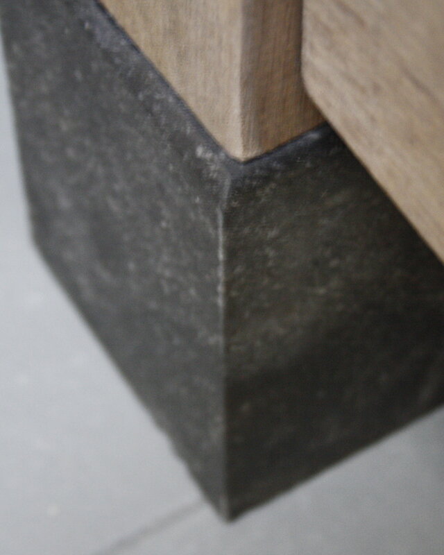 Rene Houtman Rosi Eikenhouten Badmeubel 4-lades 120 cm soft-close