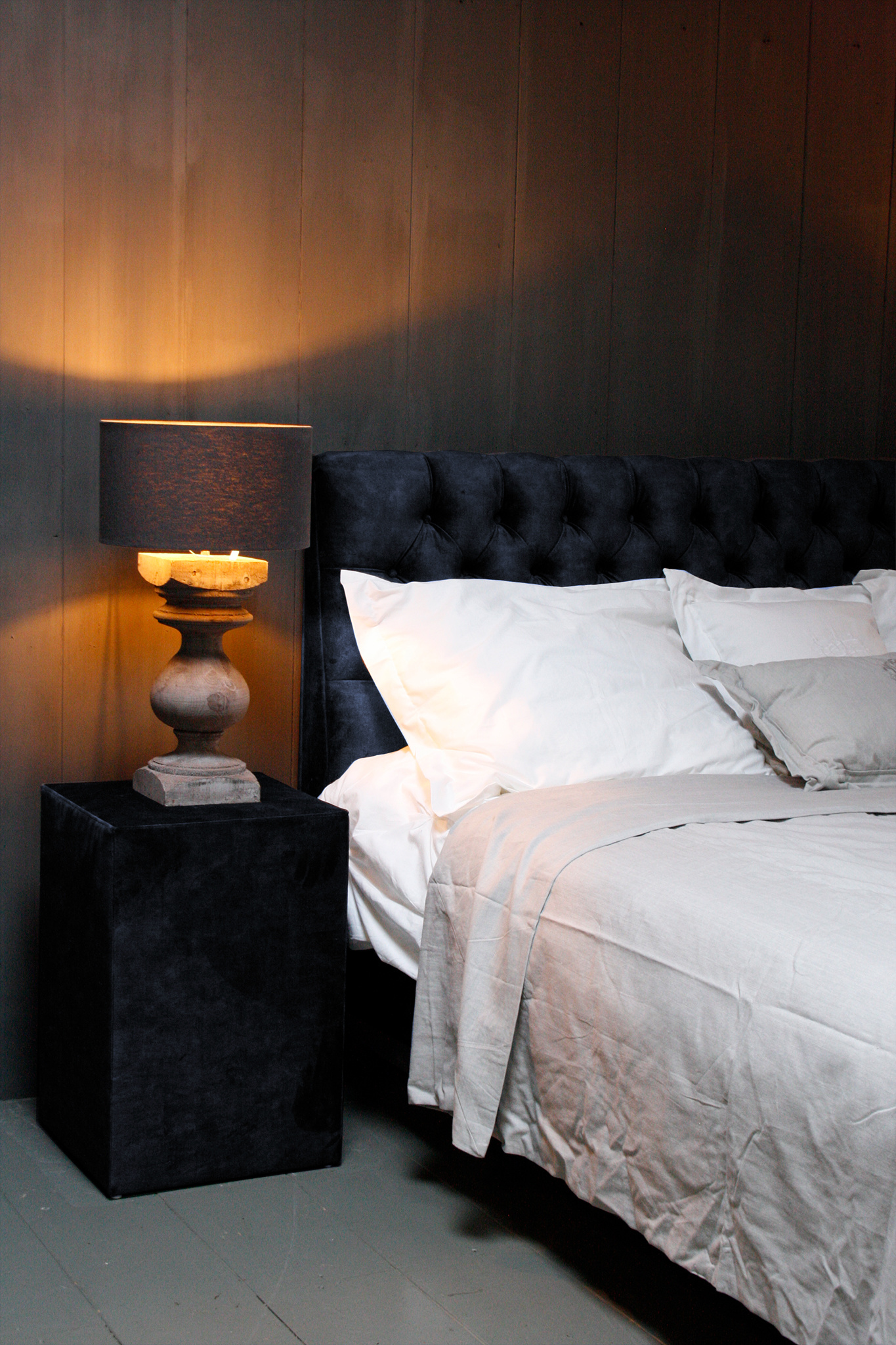 Rene Houtman Darlton Adore Ledikant Gecapitonneerd Indigo