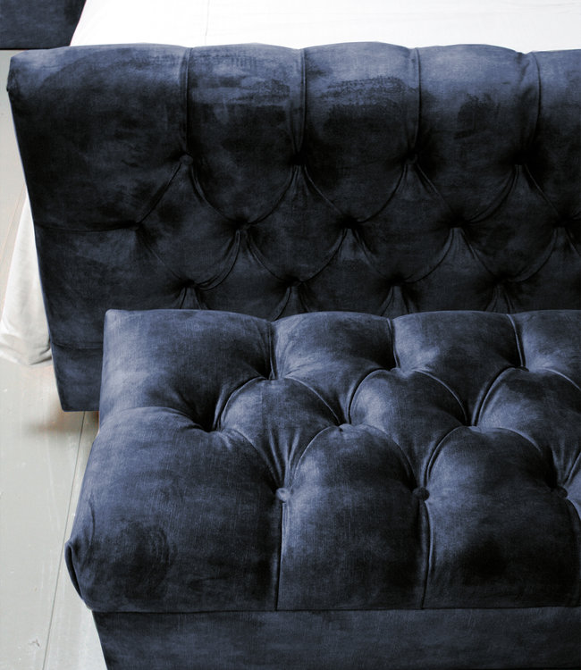 Rene Houtman Darlton Adore Ledikant Gecapitonneerd Indigo