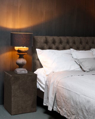 Rene Houtman Hocker Kubus Stof 42x42x60 - Adore Liver
