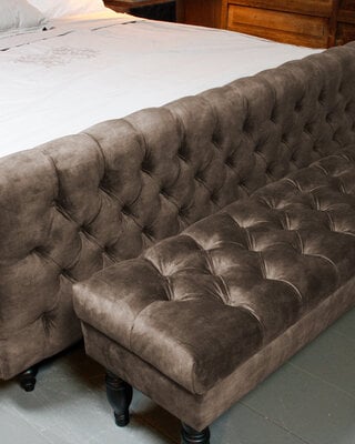 Rene Houtman Bedbankje Gecapitonneerd Adore Liver 160 cm